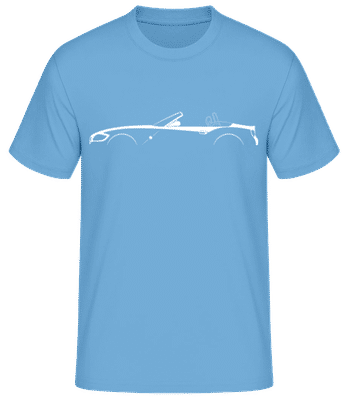 'BMW Z4 (E85)' Silhouette - Männer Basic T-Shirt - Hellblau - Vorne