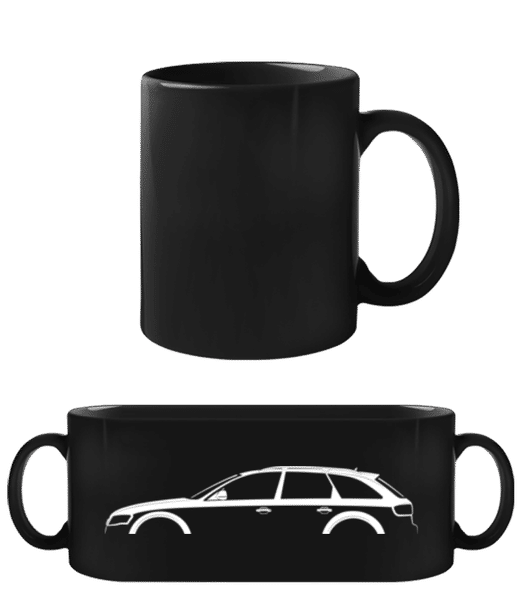 Aperçu: 'Audi A4 Allroad (B8)' Silhouette - Tasse Noire - Noir - Devant