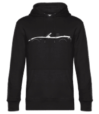 'Mazda MX-5 Miata ND' Silhouette - Männer Standard Hoodie - Schwarz - Vorne