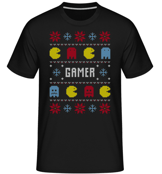Aperçu: Gamer -  T-Shirt Shirtinator homme - Noir - Devant