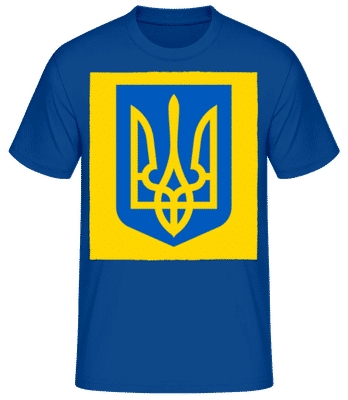 Ukraine Coat Of Arms - Men's Basic T-Shirt - Royal blue - Front