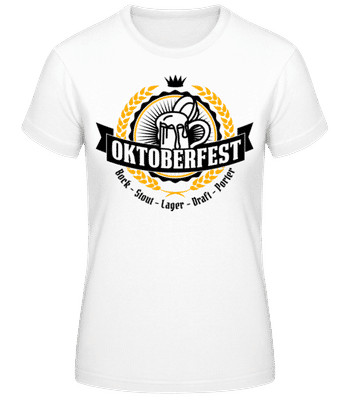 Oktoberfest Maß - Women's B&C T-Shirt - White - Front