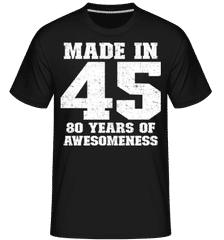 80 Years Of Awesomeness ·  T-Shirt Shirtinator homme