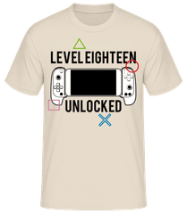 Level Eighteen Unlocked · Männer Basic T-Shirt