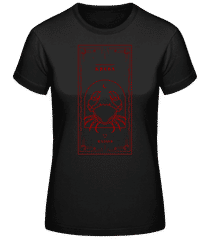 Art Deco Sternzeichen Krebs · Frauen Basic T-Shirt