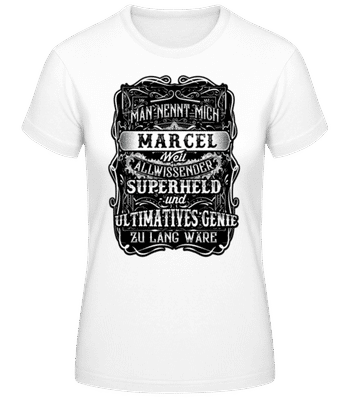 Man Nennt Mich Marcel - Frauen T-Shirt B&C - Weiß - Vorne