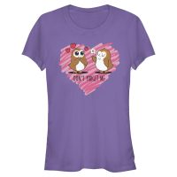 Star Wars - El despertar de la Fuerza - Porg Dont et Me - Día de San Valentín - Mujeres Camiseta - Lila - delante