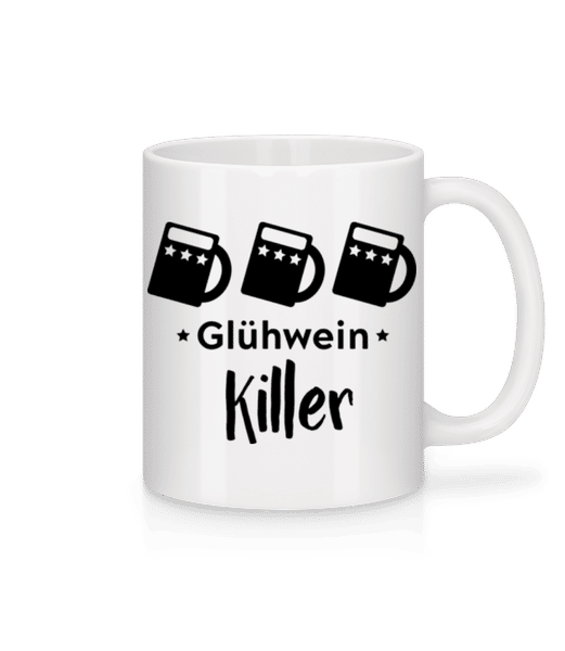 Vorschau: Glühwein Killer - Tasse - Weiß - Vorne