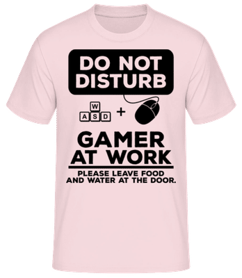 Do Not Disturb Gamer - T-shirt homme B&C - Rose - Devant