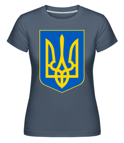 Ukraine Symbol -  Shirtinator Women's T-Shirt - Denim - Front