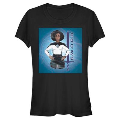 Marvel - WandaVision - Monica Rambeau Sword - Women's T-Shirt - Black - Front