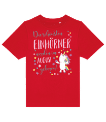 Einhorn Geboren In August · Kinder T-Shirt B&C