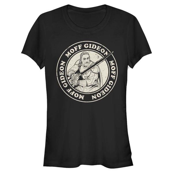 Vorschau: Star Wars - The Mandalorian - Skupina Moff Gideon Circle - Frauen T-Shirt - Schwarz - Vorne