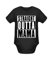 Straight Outta Mama · Body manches courtes bio