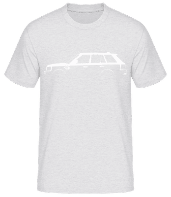'Range Rover Sport (2005)' Silhouette - Pánské basic tričko - Melírově šedá - Napřed