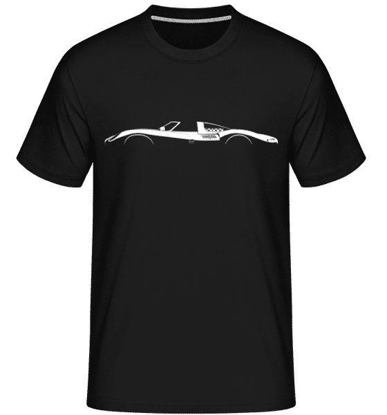 'Jaguar XJ13' Silhouette -  T-Shirt Shirtinator homme - Noir - Devant
