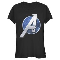 Marvel - Avengers - Avengers Game Circle Logo - Frauen T-Shirt - Schwarz - Vorne