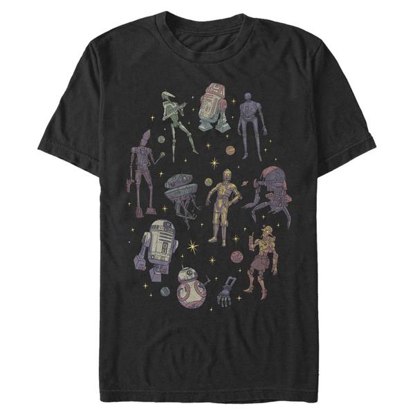 Aperçu: Star Wars - Skupina Sidekick Circle - Homme T-shirt - Noir - Devant