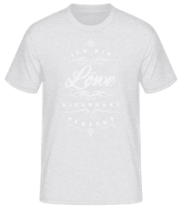 Ich Bin Löwe Aszendent Perfekt - Männer Basic T-Shirt - Grau meliert - Vorne