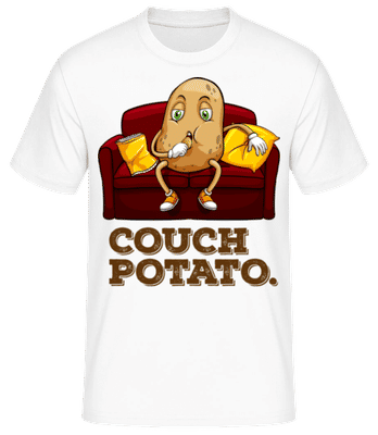 Couch Potato True - T-shirt standard Homme - Blanc - Devant