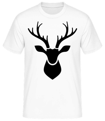 Deer Shadow - Pánské basic tričko - Bílá - Napřed