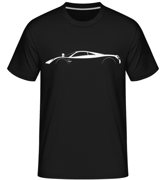 'Pagani Huayra' Silhouette -  T-Shirt Shirtinator homme - Noir - Devant