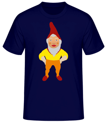 Sweet Garden Gnome - Pánske basic tričko - Namornícka modrá - Predné