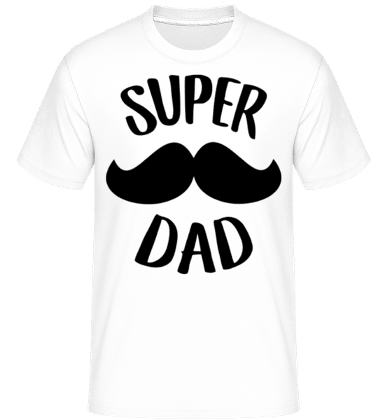 Preview: Super Dad -  Shirtinator Men's T-Shirt - White - Front