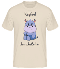 Nölpferd Schweigend · Männer Basic T-Shirt