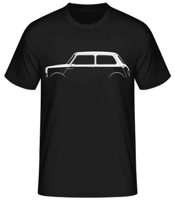 'Mini Cooper Mk I' Silhouette - Men's Basic T-Shirt - Black - Front