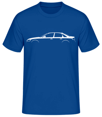 'Audi A4 (B8)' Silhouette - T-shirt standard Homme - Bleu royal - Devant