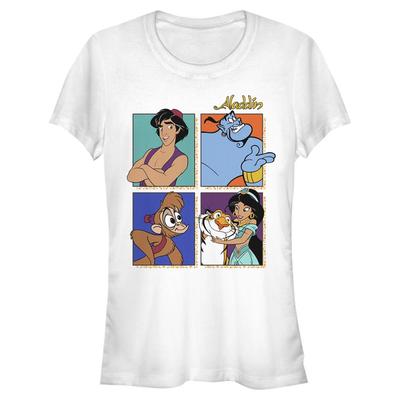 Disney - Aladdin - Skupina Four - Women's T-Shirt - White - Front