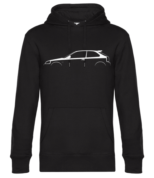 Preview: 'Honda Civic Type-R (EK9)' Silhouette - Men’s Standard Hoodie - Black - Front