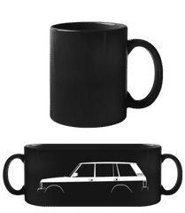 'Range Rover (1992) LWB' Silhouette · Schwarze Tasse