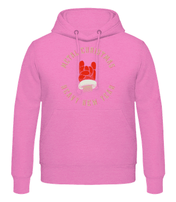 Metal Christmas - Men's Hoodie - Camellia - Front