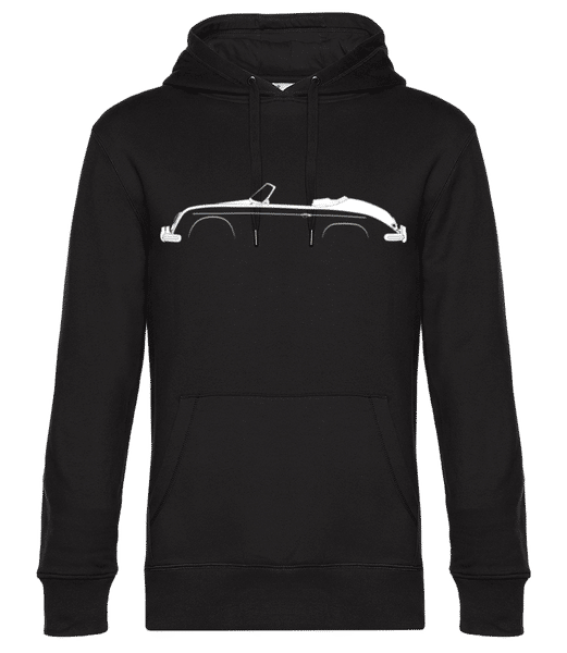 Preview: 'Porsche 356A Convertible' Silhouette - Men’s Standard Hoodie - Black - Front
