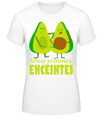 Avocado Enceintes - T-shirt standard Femme - Blanc - Devant