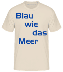 Blau Wie Das Meer · Männer Basic T-Shirt