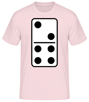 Domino - T-shirt standard Homme - Rose - Devant