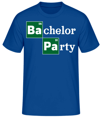 Bachelor Party - Männer Basic T-Shirt - Royalblau - Vorne