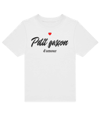 Petit Garçon D'amour - T-shirt homme B&C - Blanc - Devant