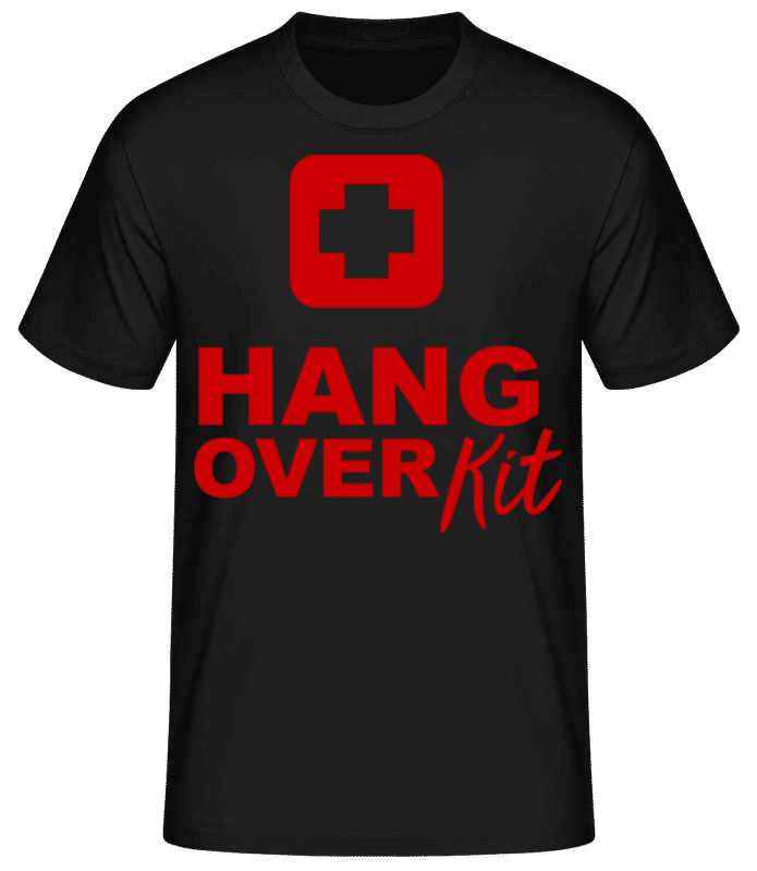 Vorschau: Hangover Kit - Männer Basic T-Shirt - Schwarz - Vorne