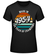 1954 The Year Of Champions - T-shirt standard Femme - Noir - Devant