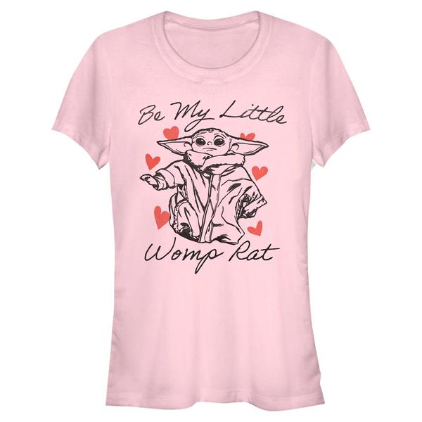 Aperçu: Star Wars - The Mandalorian - The Child Be My Womp Rat - Valentine's Day - Femme T-shirt - Rose - Devant
