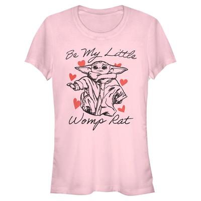 Star Wars - The Mandalorian - The Child Be My Womp Rat - Valentine's Day - Women's T-Shirt - Pink - Front
