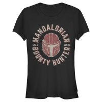 Star Wars - The Mandalorian - Bounty Hunter Lone Wolf - Women's T-Shirt - Black - Front