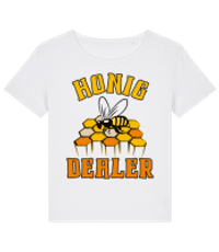 Honig Dealer - Frauen Bio T-Shirt Stanley Stella 2.0 - Weiß - Vorne