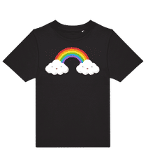 Glückliche Regenbogen · Kinder T-Shirt B&C