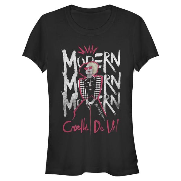 Preview: Disney Classics - Cruella - Cruella DeVille Modern Masterpiece - Women's T-Shirt - Black - Front