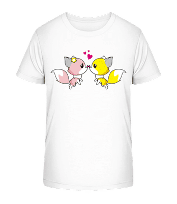 Amour De Renard - T-shirt bio Enfant Stanley Stella 2.0 - Blanc - Devant